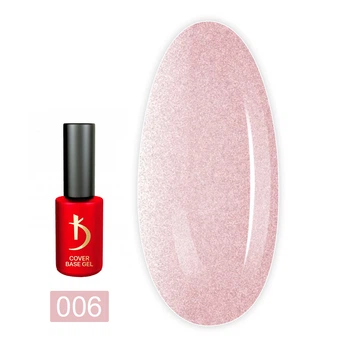 Основа камуфляжная для гель-лака Kodi Professional Cover Base Gel №006 Пастельный розовый 7 мл (18541WB)
