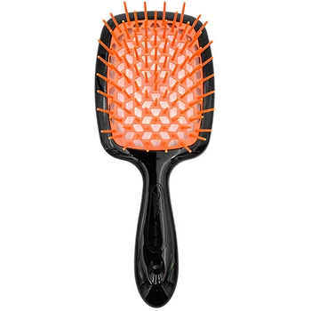 Щетка для волос Janeke Superbrush Черно-оранжевая