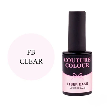 Основа для гель-лака Couture Colour Revital Fiber Base Clear 9 мл