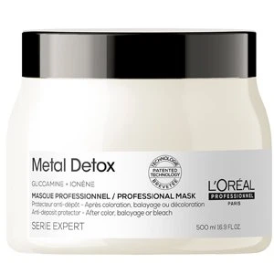 Маска против металлических накоплений в волосах Loreal Professionnel Metal Detox Mask 500 мл