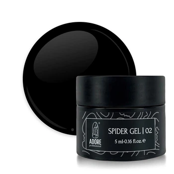 Гель-павутинка для нігтів ADORE Spider Gel №02 Black 5 мл