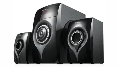 Колонки 2.1 REAL-EL M-370 Bluetooth (44Вт) black Refurbished