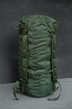 Сумка баул-рюкзак военный Обериг 100л 80*40 см олива тёмная