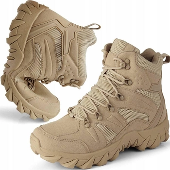 Військово-тактичні водонепроникні шкіряні черевики COYOT р. 42