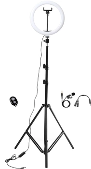 Набор блогера XoKo BS-200 + микрофон + пульт ДУ LED 26 см (BS-200+)