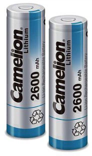 Акумулятор Camelion ICR18650F-26 Li-Ion Akku 2600mAh / Flat-Top Bulk (17802600)