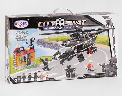 Конструктор 1229 "SWAT" "Вертоліт Спецназу" 582 деталі