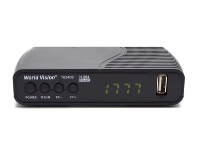 Тюнер Т2 DVB-T/T2/C World Vision T624D2 HD IPTV с медиаплеером и интернет приложениями