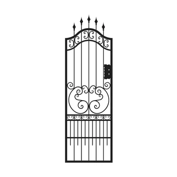 Кованая калитка Артдеко 950х2975(2500) (КД-23) ЦЕНА УКАЗАНА ЗА КОМПЛЕКТ ЭЛЕМЕНТОВ
