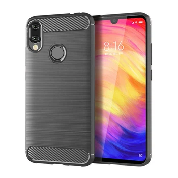 Чохол Lenuo Carbon Fiber для Huawei Y7 2019 Gray