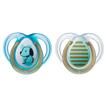 Ортодонтическая пустышка Tommee Tippee Мода для мальчиков 0-6 мес 2 шт (5010415333872)
