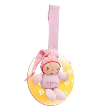Игрушка музыкальная на кроватку Chicco Good night Moon Розовый (02426.10)