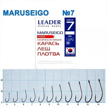 Крючок самоподсекающий Leader Maruseigo BN № 7