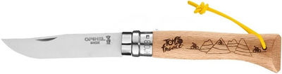 Нож Opinel №8 VRI Tour de France 2021 Engraved (00-00006646)