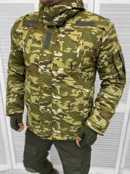 Тактична тепла зимова військова куртка - бушлат Tactic, Камуфляж: Мультикам, Розмір: M
