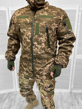 Тактична тепла зимова військова куртка - бушлат Tactic, Камуфляж: Піксель, Розмір: M