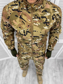Тактическая теплая зимняя военная форма комплект MTK ( Куртка + Штаны ), Камуфляж: Мультикам, Размер: L