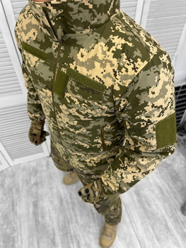 Тактична тепла зимова військова куртка - бушлат Ukr-Tac , Камуфляж: Піксель ЗСУ, Розмір: XL