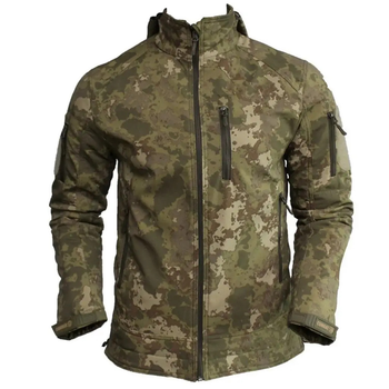 Куртка мужская тактическая военная военная Мультикам Combat Турция Софтшел Soft-Shell ВСУ (ЗСУ) XL 8070 TK_3274 DM-3t