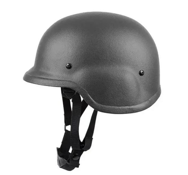 Шлем-каска с ушной защитой чорна стандарта NATO NIJ IIIA (1 клас ДСТУ 8835:2019)