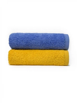 Набор махровых полотенец Dokma 50x90 Blue/Yellow