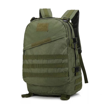 Рюкзак тактический FG Зеленый 43 л с системой подвески Molle + поясной ремень