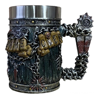 Кухоль Вікінг Воїн 3D Чашка 3D Game Over 500ml