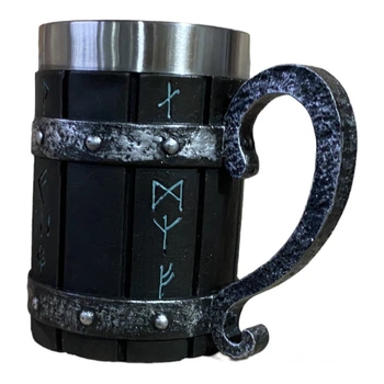 Кухоль Вікінг Воїн 3D Чашка 3D Руни 500ml