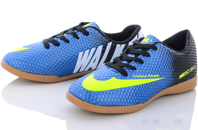 Футзалки, бампы на полиуретановой подошве Walked futsal-blue-1 42 Синий