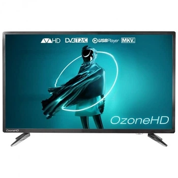 Телевизор 39" OzoneHD HN82T2 разрешение 1366x768 px DVB-C DVB-T2 разъемы HDMI/USB встроенный медиаплеер (F_3614-10452)