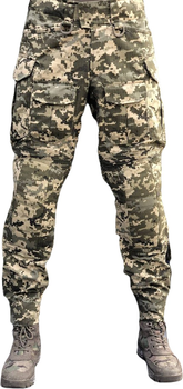 Штурмовые штаны UATAC GEN 5.2 с наколенниками и тактическим ремнем (XXL) пиксель (pixel)