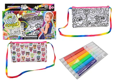 Раскраска клатч-пенал «My Color Clutch» DANKO TOYS (CCL-02-01,02,03...05,06)