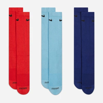 Набор мужских носков хлопковых Nike U Nk Evry Plus Cush Crew SX6888-925 42-46 3 пары Разноцветный (196147077088)