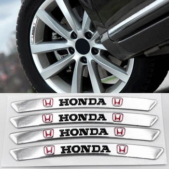 Наклейки на диски (на колеса) HONDA (Хонда) Серебристые CountryMan