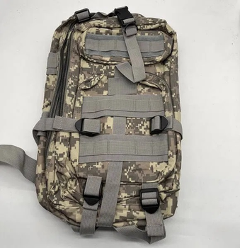 Тактичний штурмовий військовий рюкзак Assault Belt M-07 Oxford 600D 45 літрів Піксель