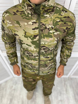 Тактическая теплая зимняя военная куртка Attacs, Камуфляж: Мультикам, Размер: XXXL