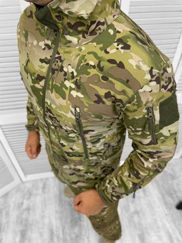 Тактична тепла зимова військова куртка Attacs, Камуфляж: Мультикам, Розмір: XXXL