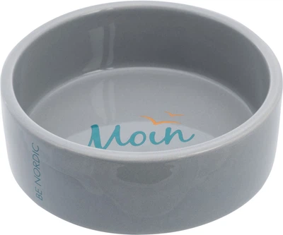 Миска для собак Trixie BE NORDIC Moin сіра, керамічна, 1.4 л, d=20 см (4011905243559)