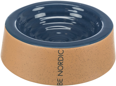 Миска для собак Trixie BE NORDIC голубая, керамическая, 0.2 л, d=16 см (4011905243009)