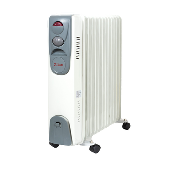 Масляный радиатор Zilan ZLN2135 2500W White (ZLN2135)