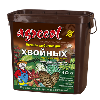 Осеннее удобрение для хвои Agrecol 10 кг