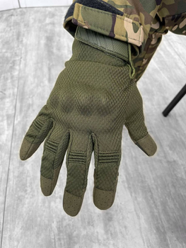 Тактические перчатки Soft Shell Olive XL