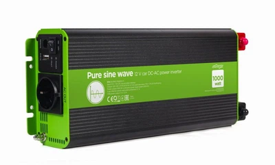Автомобільний інвертор EnerGenie EG-PWC-PS1000-01 на 1000 Вт (2000Вт пікова), чиста синусоїда