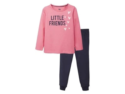 Піжама (кофта+штани) рожево-синя Littlle Friends Lupilu 86-92см (40009729)
