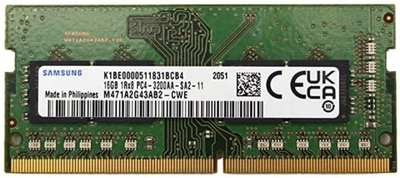 SODIMM 16Gb DDR4 3200MHz Samsung M471A2G43AB2-CWE б/в