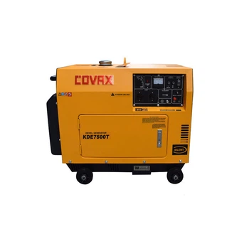 Генератор дизельний COVAX KDE 7500T 6,9 кВА, 1 фаза, електростартер, Туреччина