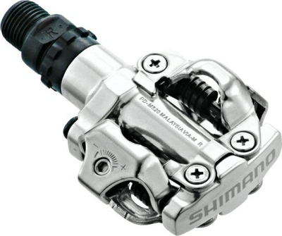 Педалі контактні Shimano PD-M520, SPD, silver