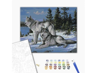 Картина за номерами Вовки-захисники, Brushme (40х50 см)