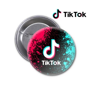 Значок Tik Tok Тик Ток #03 ( TikTok ТикТок )