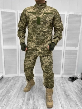 Тактическая военная форма комплект ГОСТ Уставной ( Китель + Штаны ), Камуфляж: Пиксель ВСУ, Размер: 56
